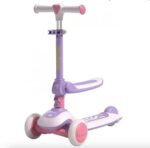 2-In-1 Foldable Scooter - Galaxy Purple